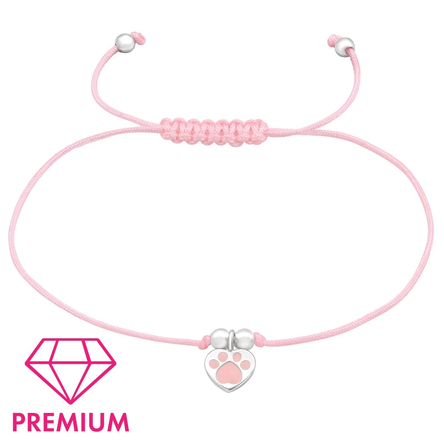 Kinder Armband Pfote aus 925 Silber