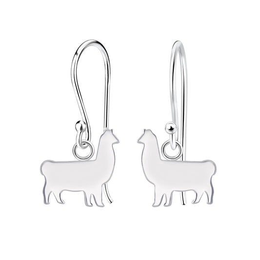 Kinder Ohrringe Lama aus 925 Silber