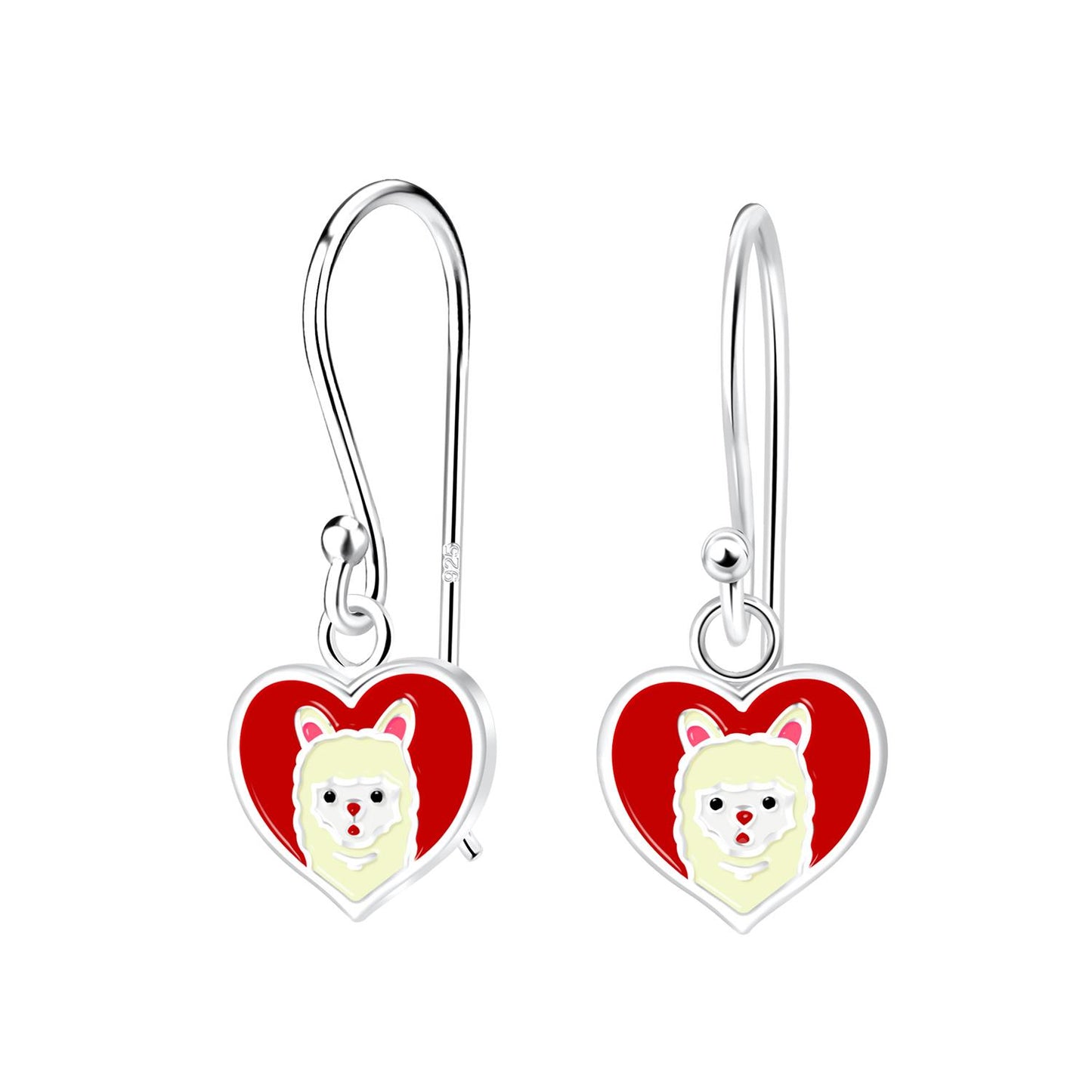 Kinder Ohrringe Lama aus 925 Silber