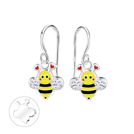 Kinder Ohrringe Bienen aus 925 Silber