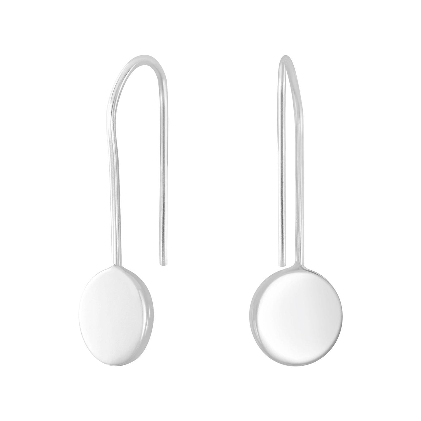 Kinder Ohrringe Runde aus 925 Silber