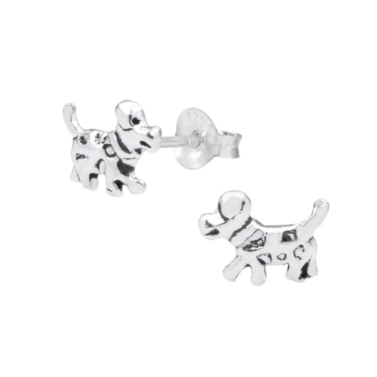 Kinder Ohrringe Hunde aus 925 Silber