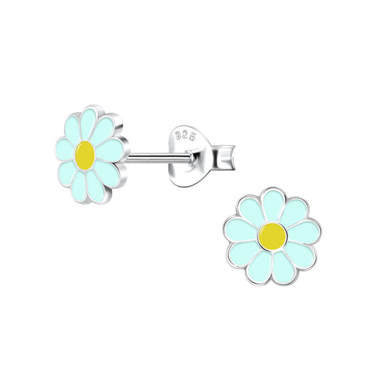 Mädchen Ohrringe Blumen aus 925 Silber