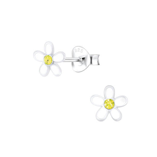 Mädchen Ohrringe Blumen aus 925 Silber