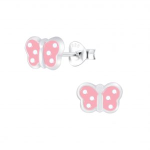 Mädchen Ohrringe Schmetterling aus 925 Silber