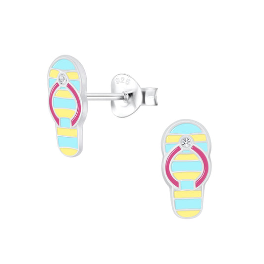Kinder Ohrringe Flip Flop aus 925 Silber