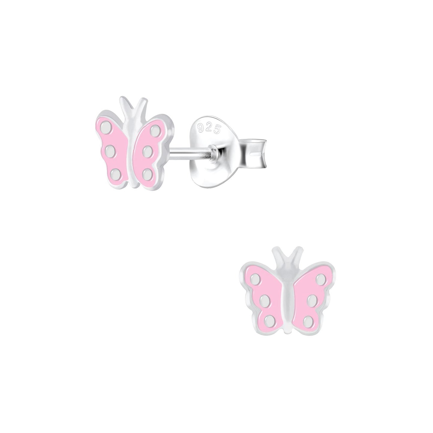 Mädchen Ohrringe Schmetterling aus 925 Silber