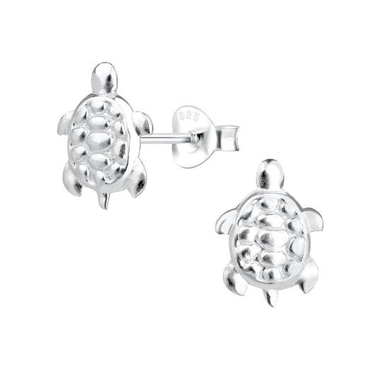 Kinder Ohrringe Schildkröten aus 925 Silber