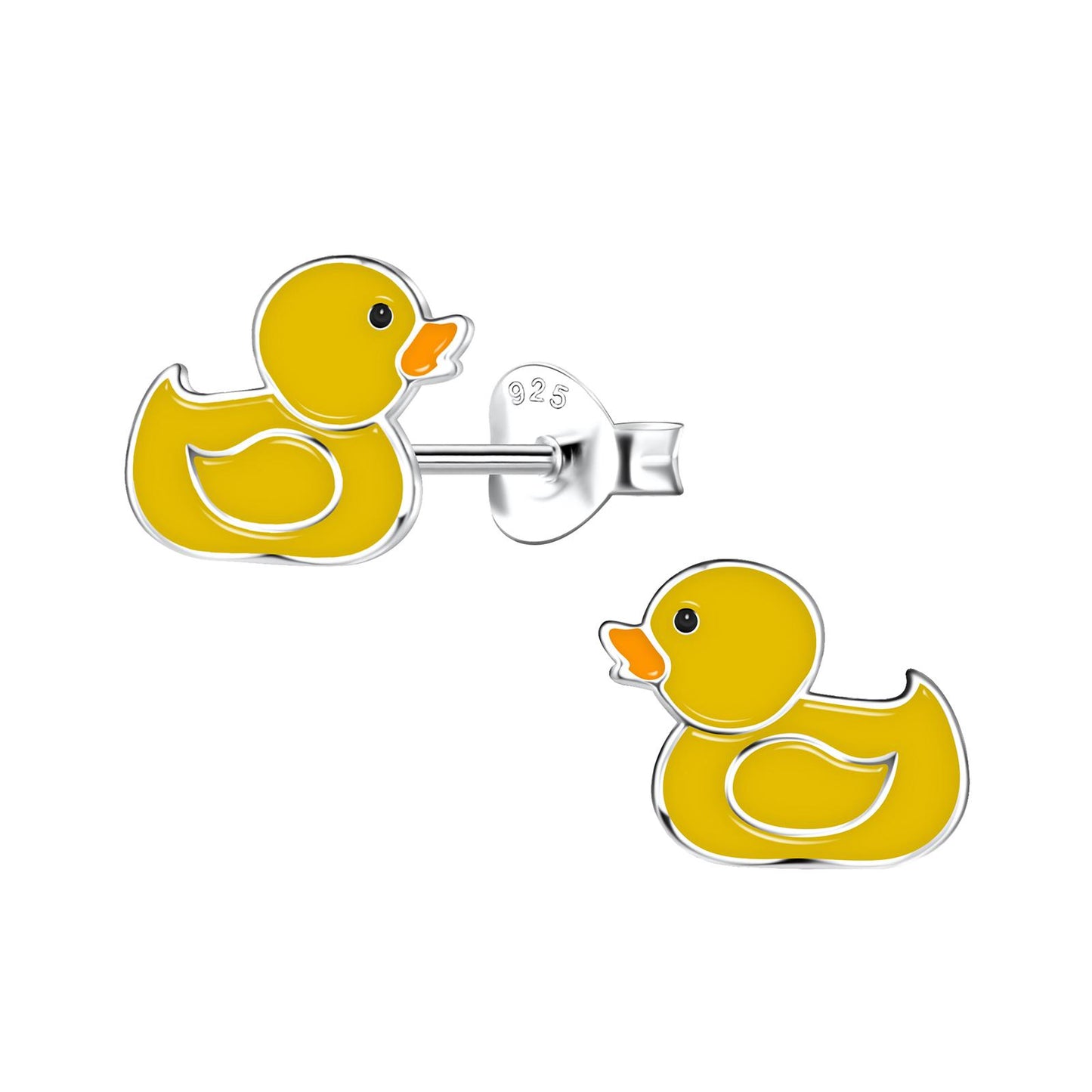 Kinder Ohrringe Enten aus 925 Silber