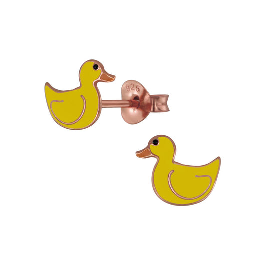 Kinder Ohrringe Enten aus 925 Silber