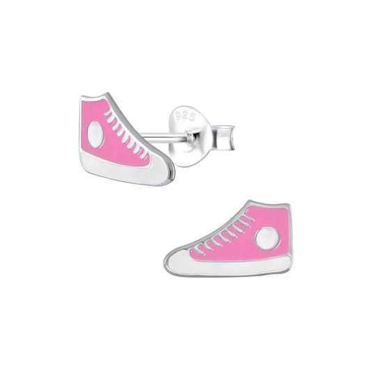 Kinder Ohrringe Sneaker aus 925 Silber