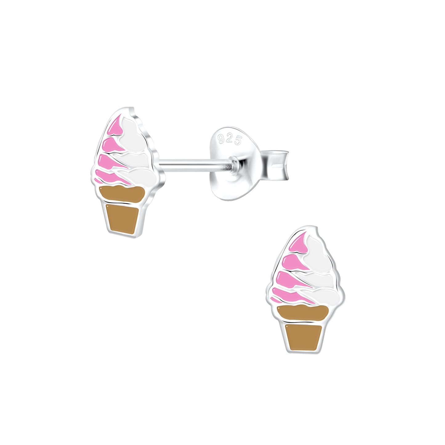 Children's Ice Cream Earrings made of 925 Silver