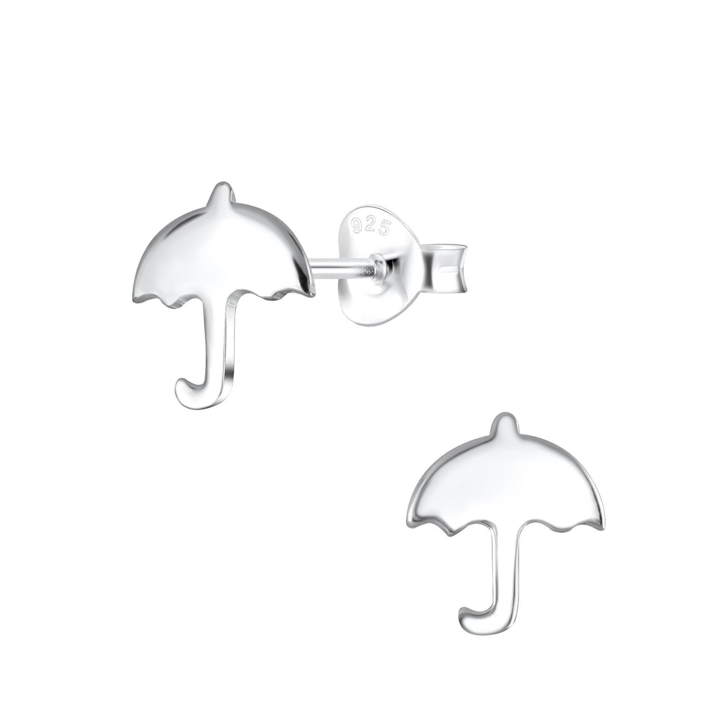 Kinder Ohrringe Regenschirm aus 925 Silber