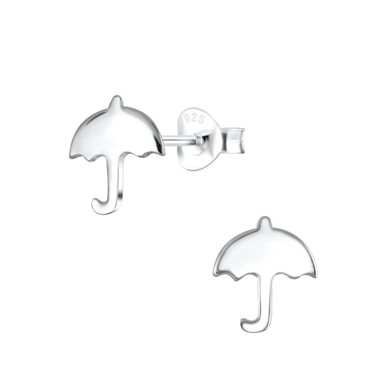 Kinder Ohrringe Regenschirm aus 925 Silber