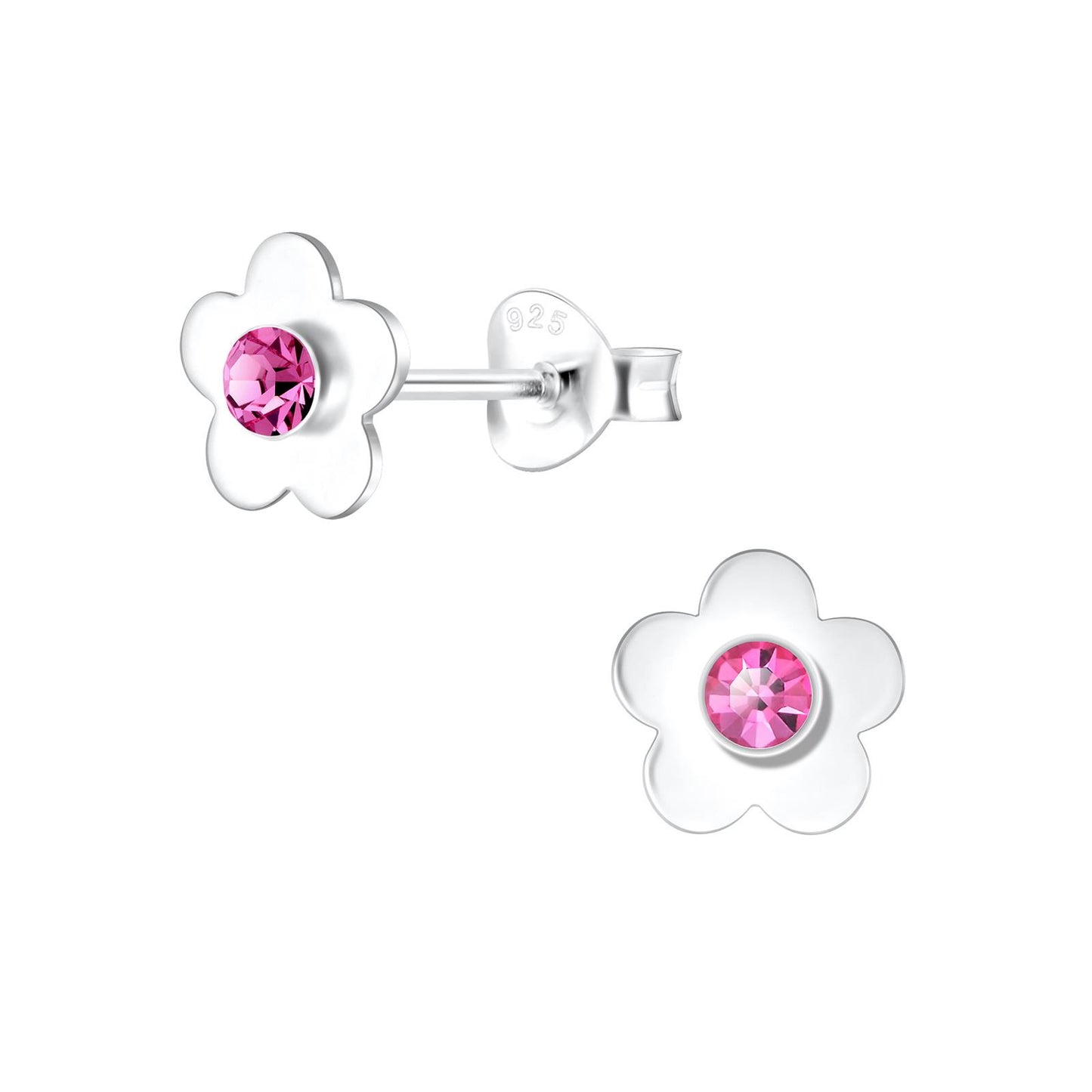 Mädchen Ohrringe Blumen aus 925 Silber