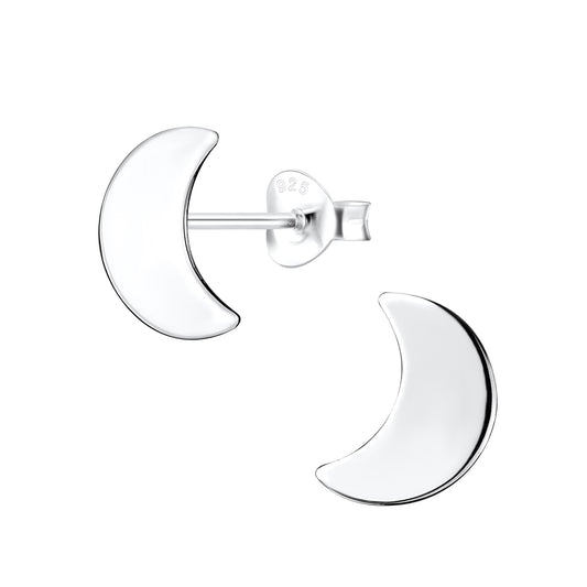 Kinder Ohrringe Mond aus 925 Silber