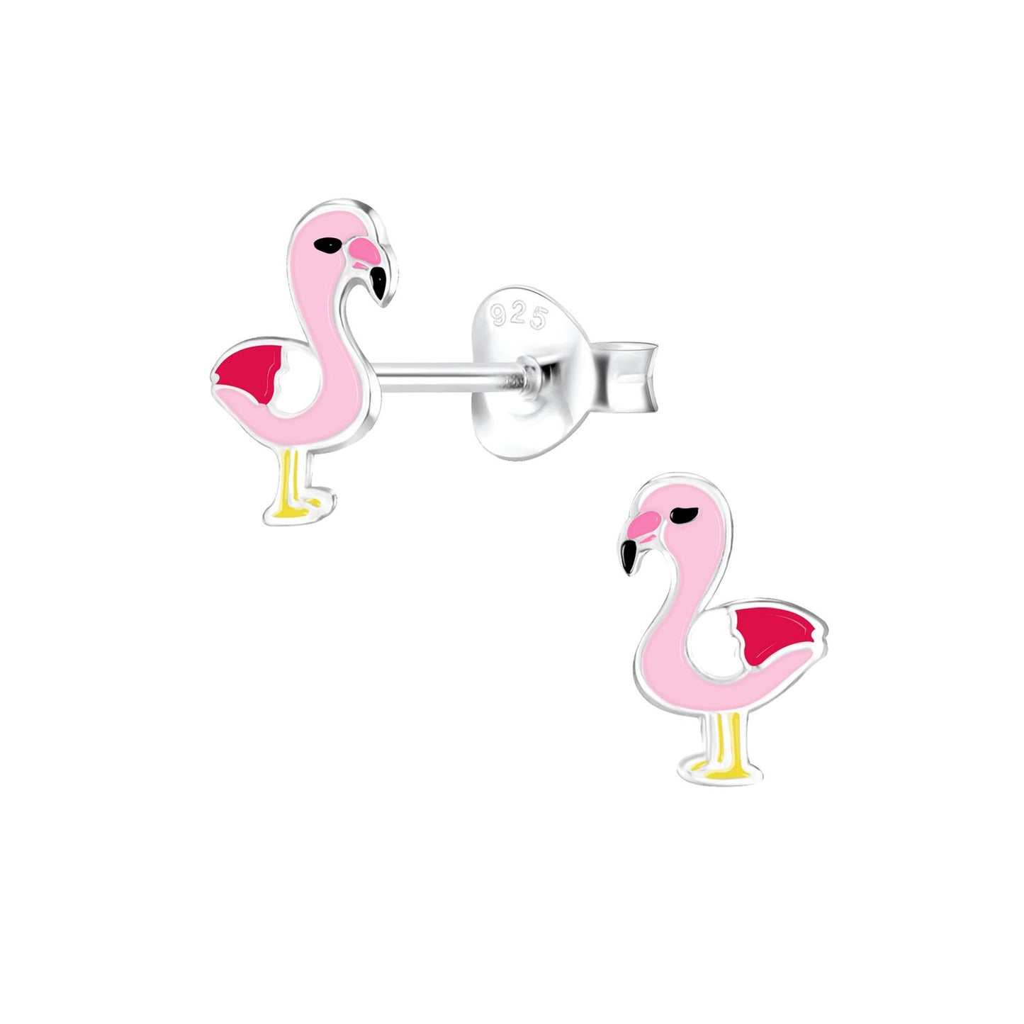 Kinder Ohrringe Flamingo aus 925 Silber