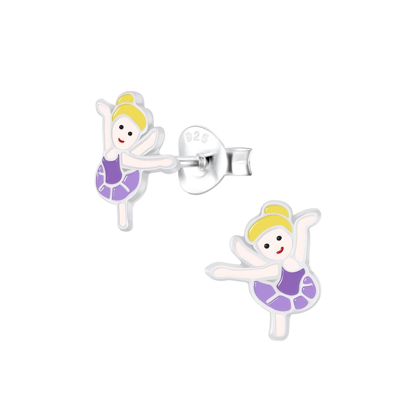 Kinder Ohrringe Ballerina aus 925 Silber