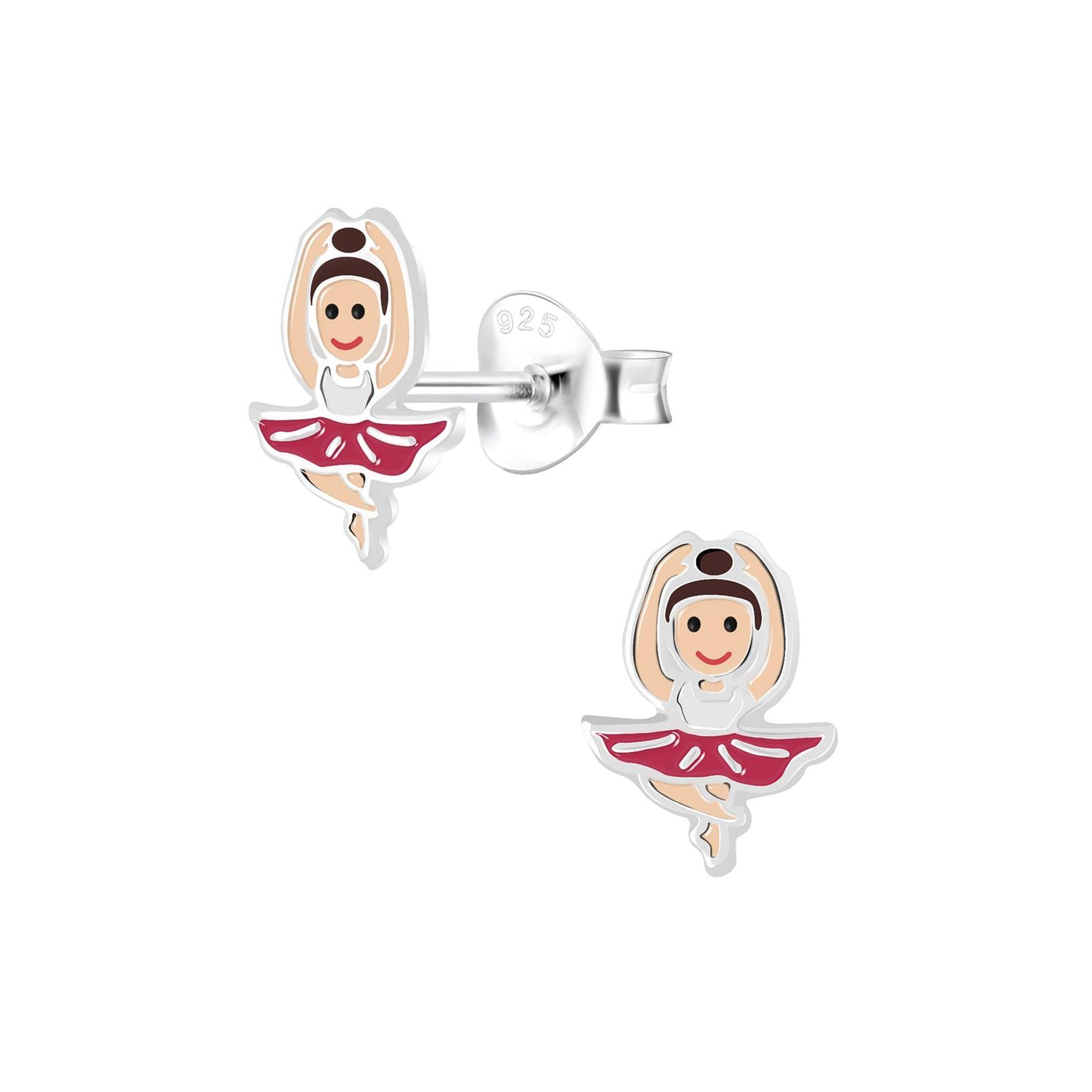 Kinder Ohrringe Ballerina aus 925 Silber