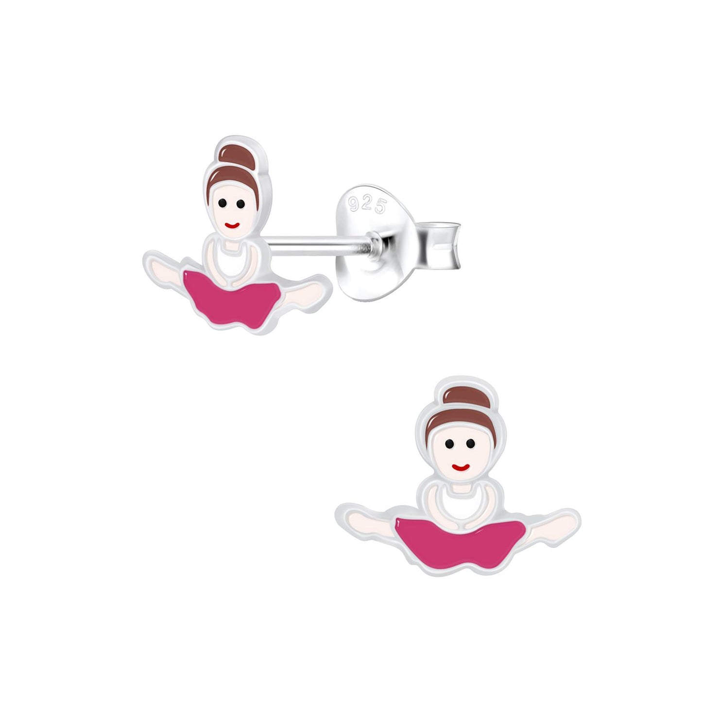 Kinder Ohrringe Ballerina aus 925 Silber