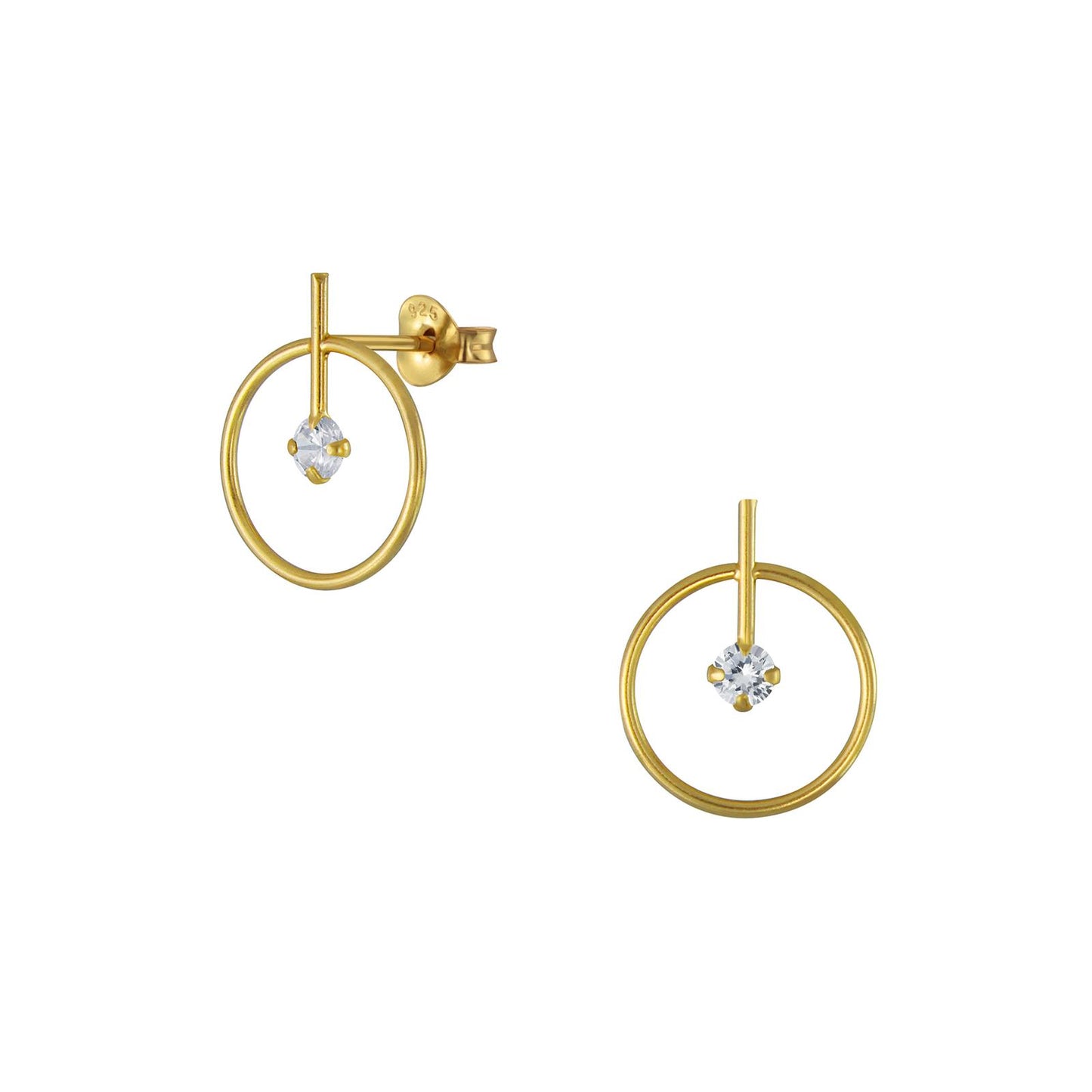 Kinder Ohrringe Geometrische aus 925 Silber