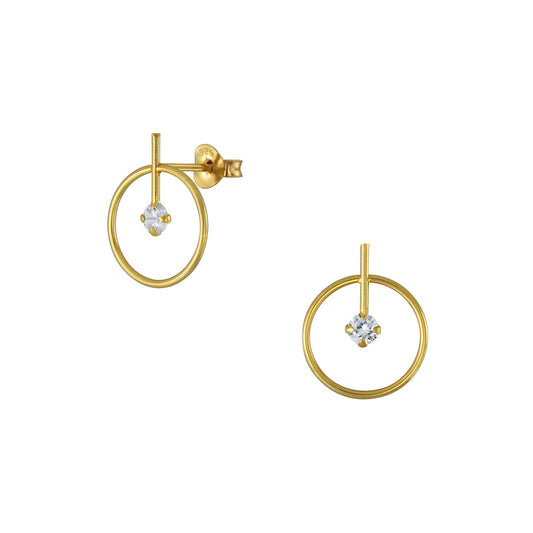 Kinder Ohrringe Geometrische aus 925 Silber