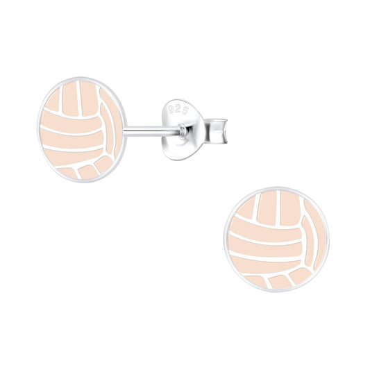 Kinder Ohrringe Volleyball aus 925 Silber