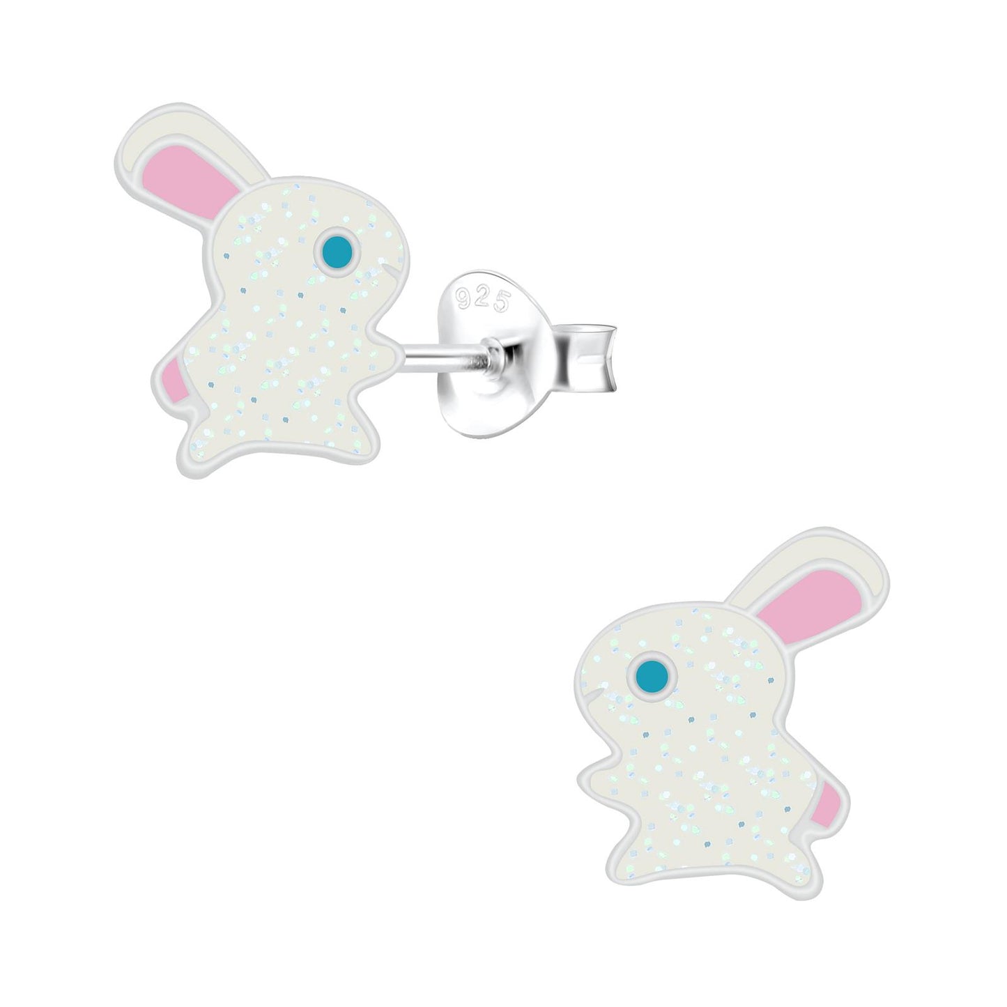 Kinder Ohrringe Kaninchen aus 925 Silber