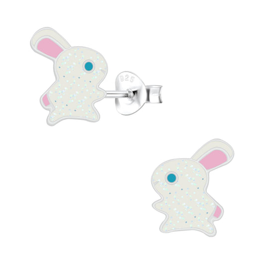 Kinder Ohrringe Kaninchen aus 925 Silber