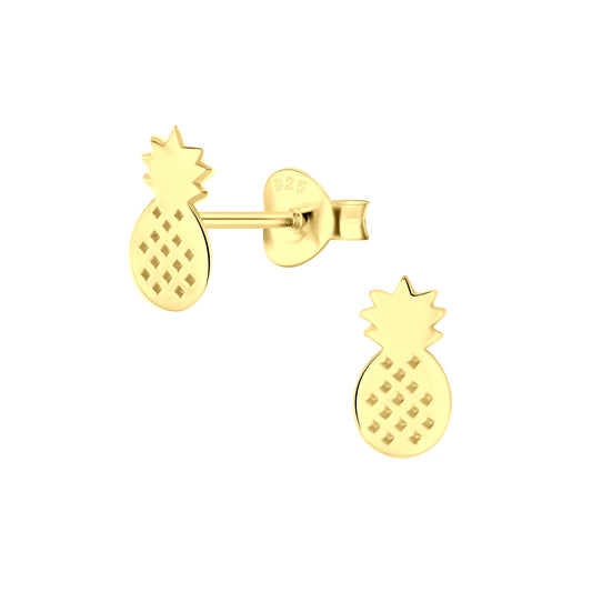 Kinder Ohrringe Ananas aus 925 Silber