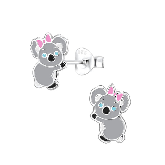 Kinder Ohrringe Koala aus 925 Silber