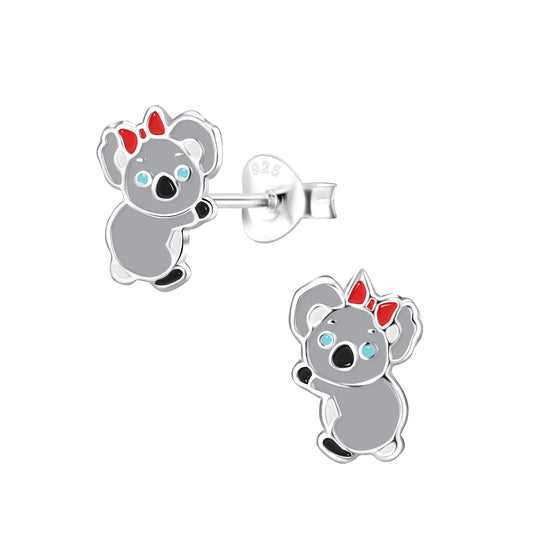 Kinder Ohrringe Koala aus 925 Silber