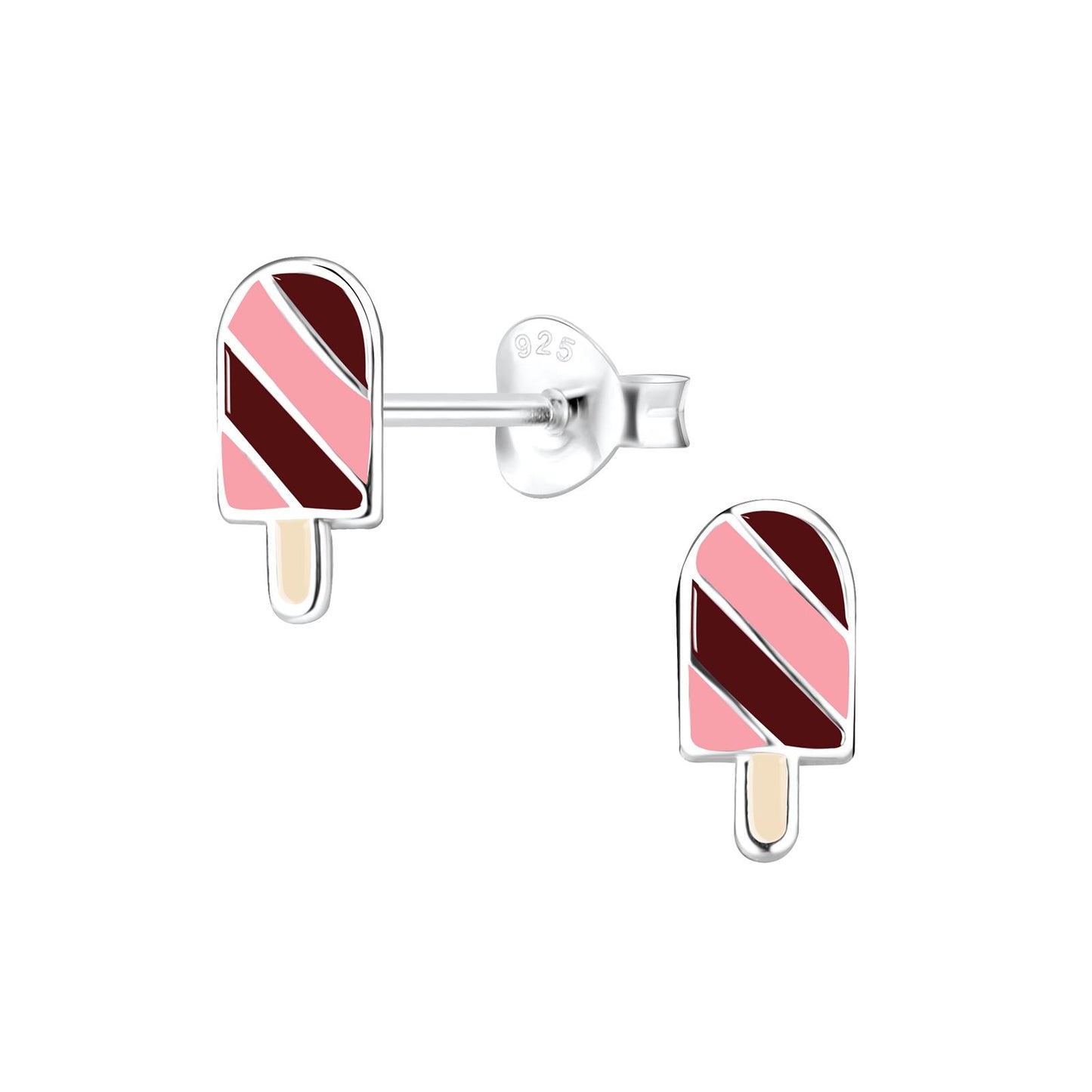 Kinder Ohrringe Eis aus 925 Silber