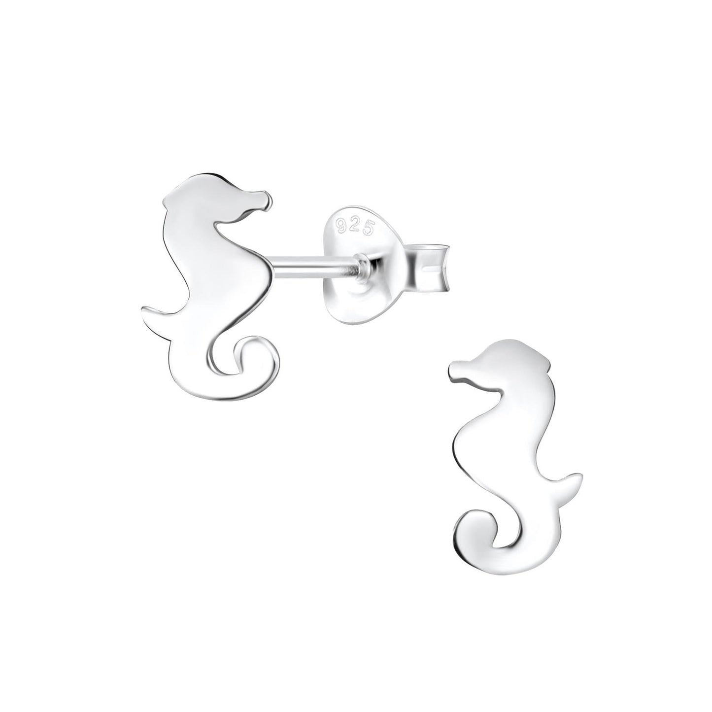 Mädchen Ohrringe Seepferdchen aus 925 Silber