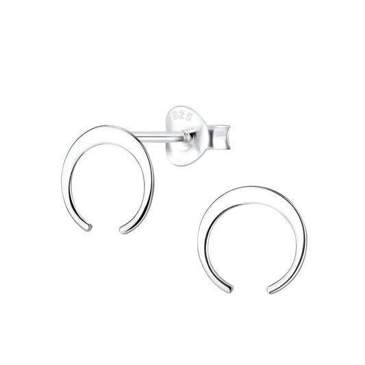 Kinder Ohrringe Mond aus 925 Silber