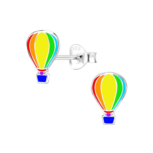 Kinder Ohrringe Heißluftballon aus 925 Silber