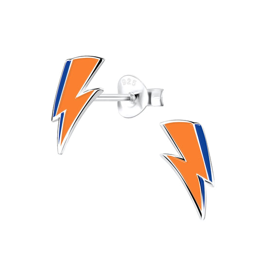 Kinder Ohrringe Blitz aus 925 Silber