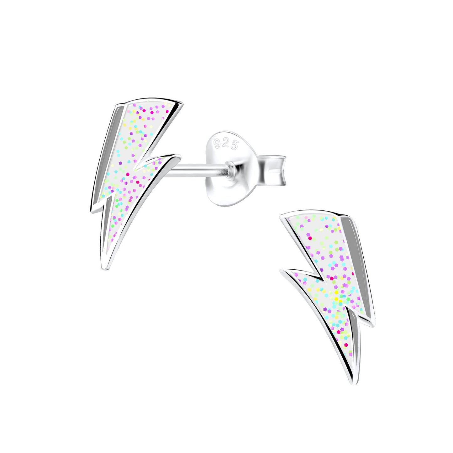 Kinder Ohrringe Blitz aus 925 Silber