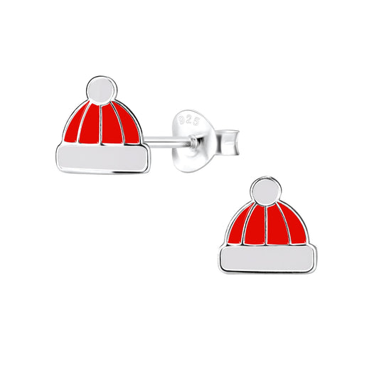 Kinder Ohrringe Hut aus 925 Silber