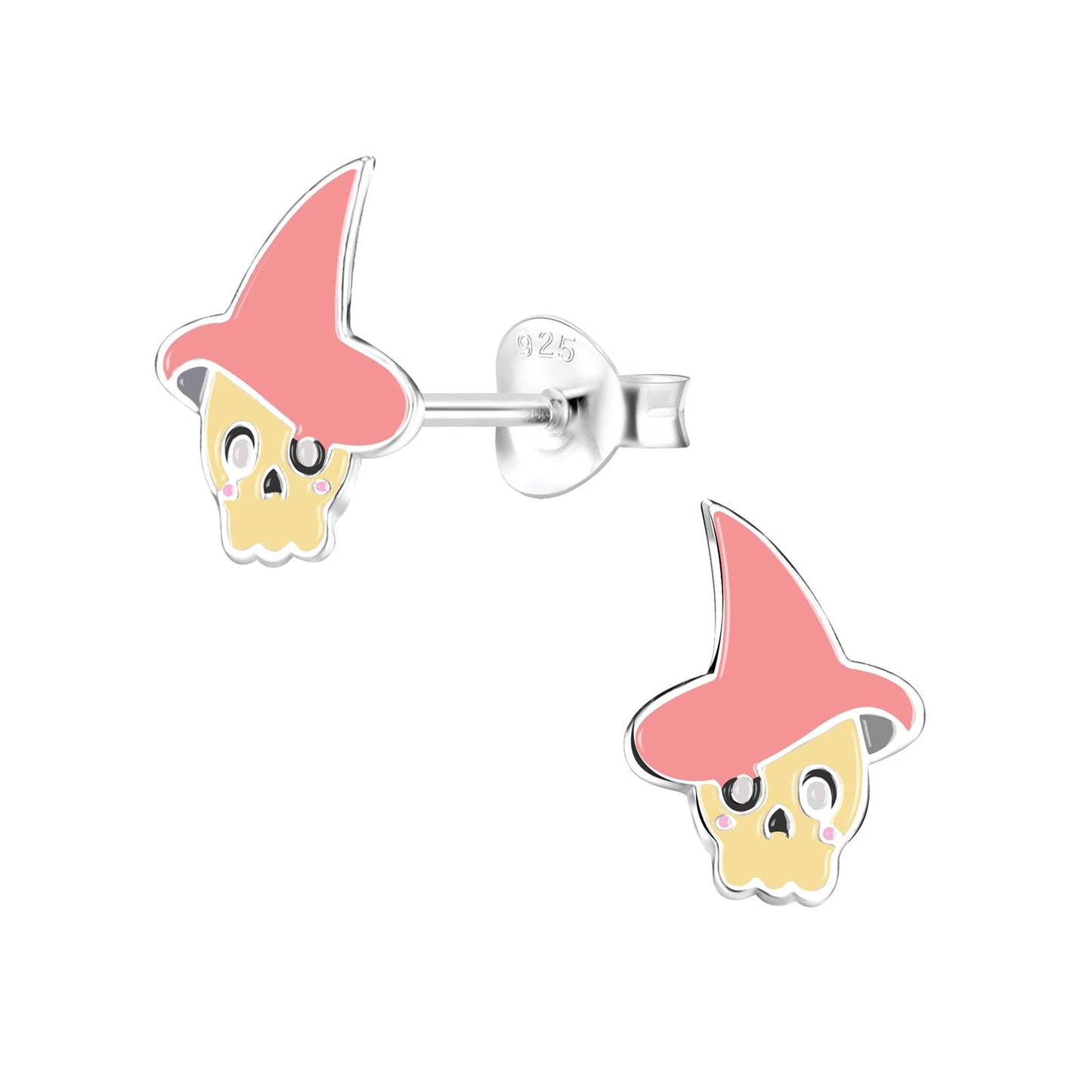 Kinder Ohrringe Totenkopf aus 925 Silber