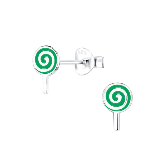 Kinder Ohrringe Lollipop aus 925 Silber
