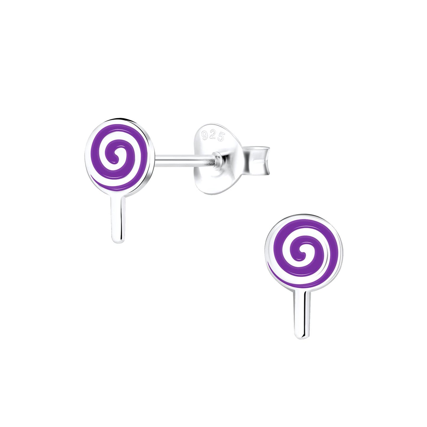 Kinder Ohrringe Lollipop aus 925 Silber