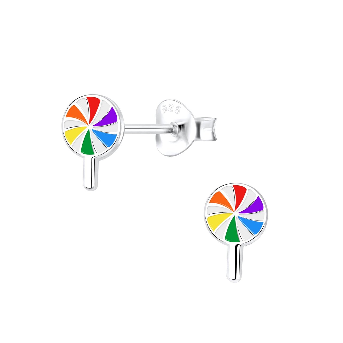 Kinder Ohrringe Lollipop aus 925 Silber