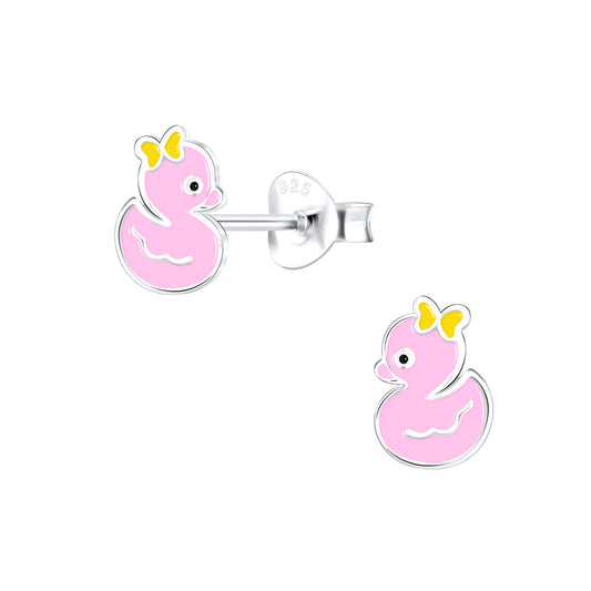 Kinder Ohrringe Enten aus 925 Silber
