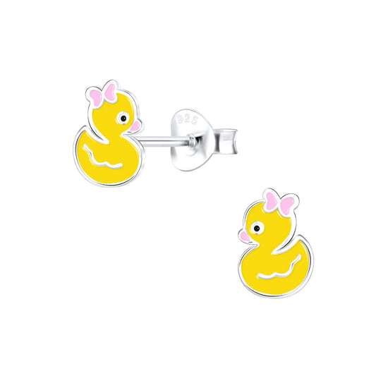 Kinder Ohrringe Enten aus 925 Silber