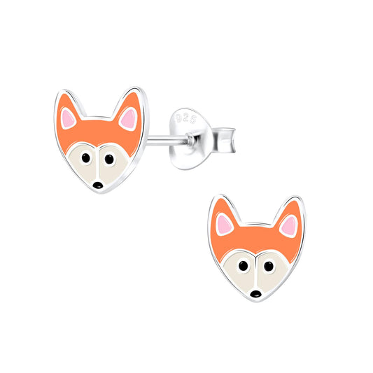 Kinder Ohrringe Fuchs aus 925 Silber