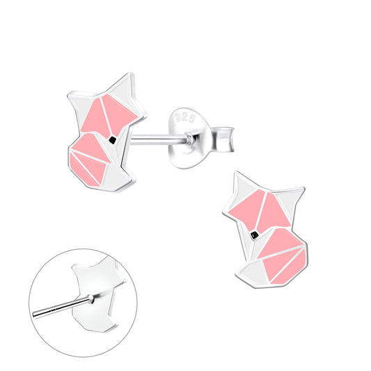 Kinder Ohrringe Fuchs aus 925 Silber