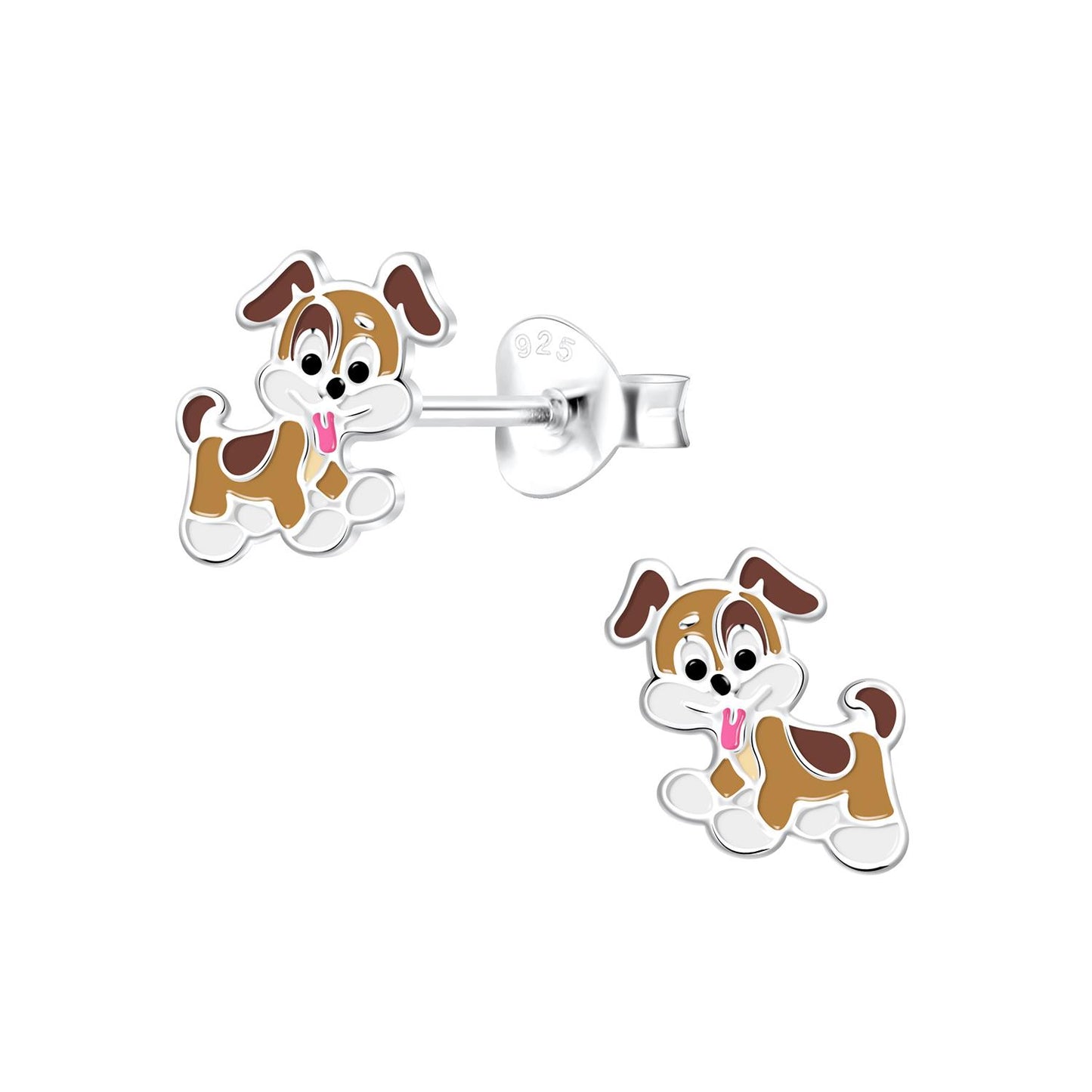 Kinder Ohrringe Hunde aus 925 Silber