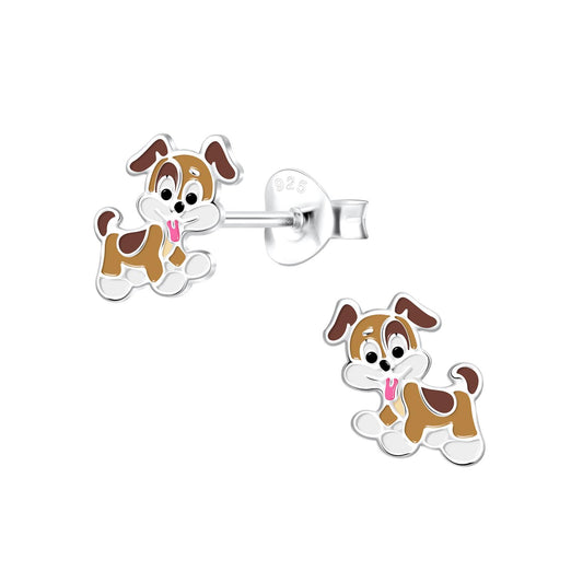 Kinder Ohrringe Hunde aus 925 Silber