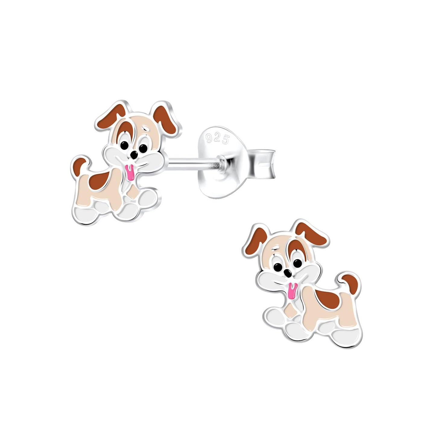 Kinder Ohrringe Hunde aus 925 Silber